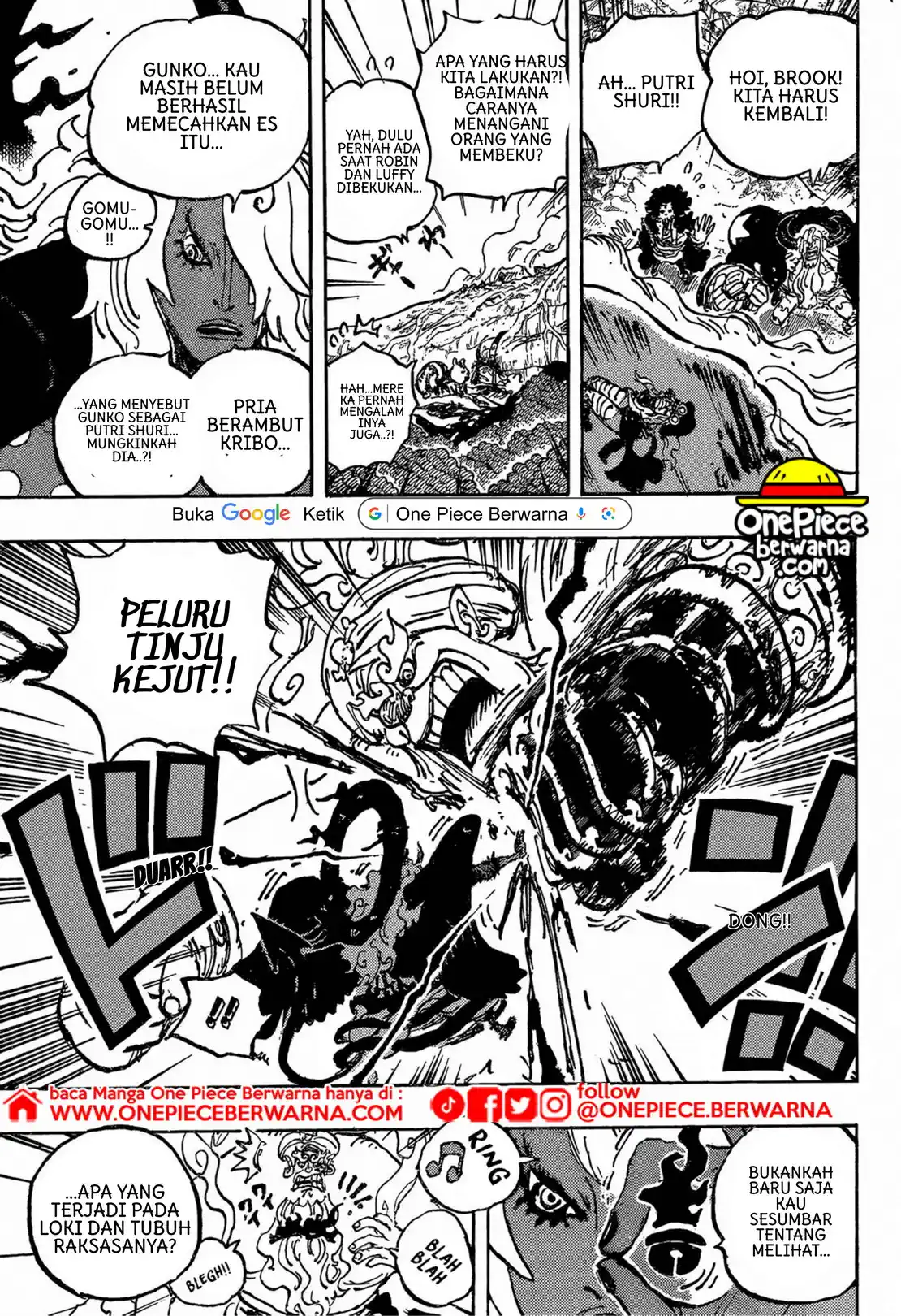 One Piece berwarna 1188 1189 1190 bahasa indonesia